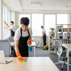 Nie tylko biurka. Dlaczego hale, magazyny i hotele potrzebują specjalistycznego wsparcia porządkowego?